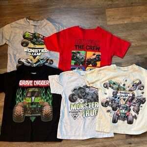 Monster Jam Kids Short Sleeve T-Shirt Set 4t